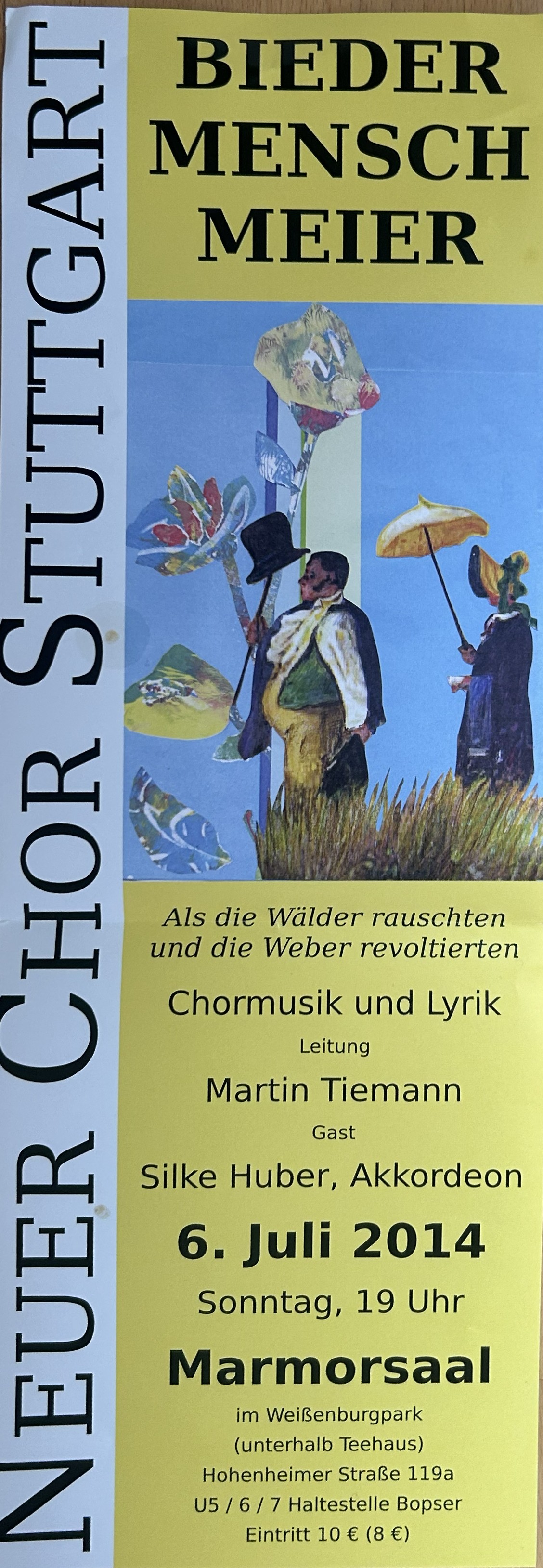 Flyer Bieder Mensch Meier