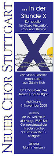 Flyer … in der Stunde X