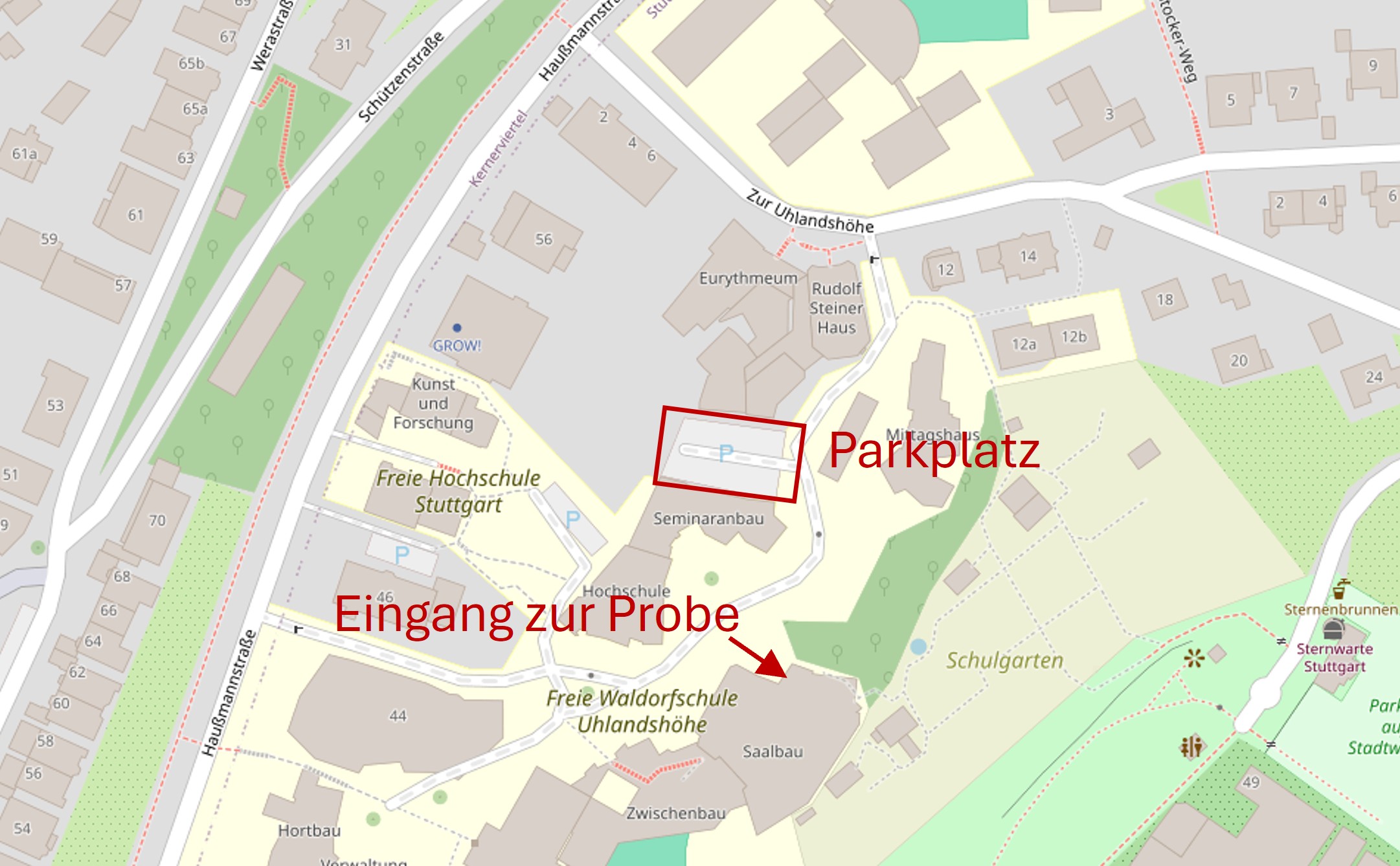 Hier probt der Neue Chor Stuttgart